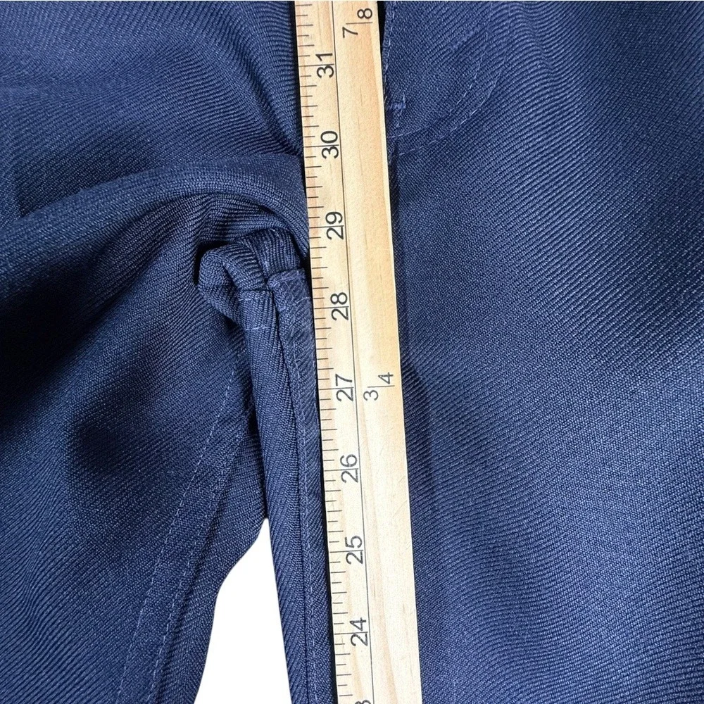 VTG Levis Pants Mens 38x30 (38x28) Navy Dacron 10517 Polyester Sta‎ Prest Hemmed - Picture 12 of 12